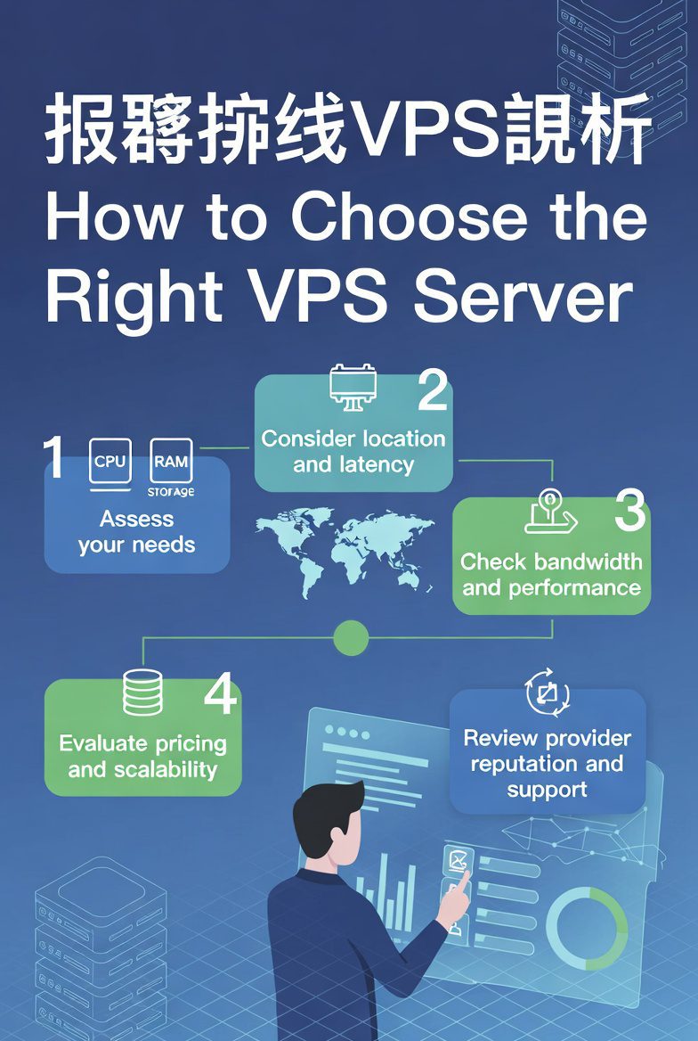 如何选择适合自己的 VPS 服务器：一份从需求到落地的完整指南